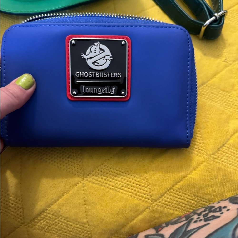 Loungefly Ghostbusters Blue Wallet